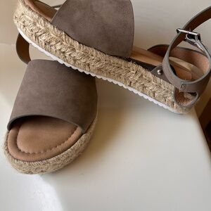 Brown Espadrille Sandals